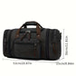 Sac week end homme toile durable grande capacité