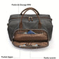 Sac week end homme toile durable grande capacité