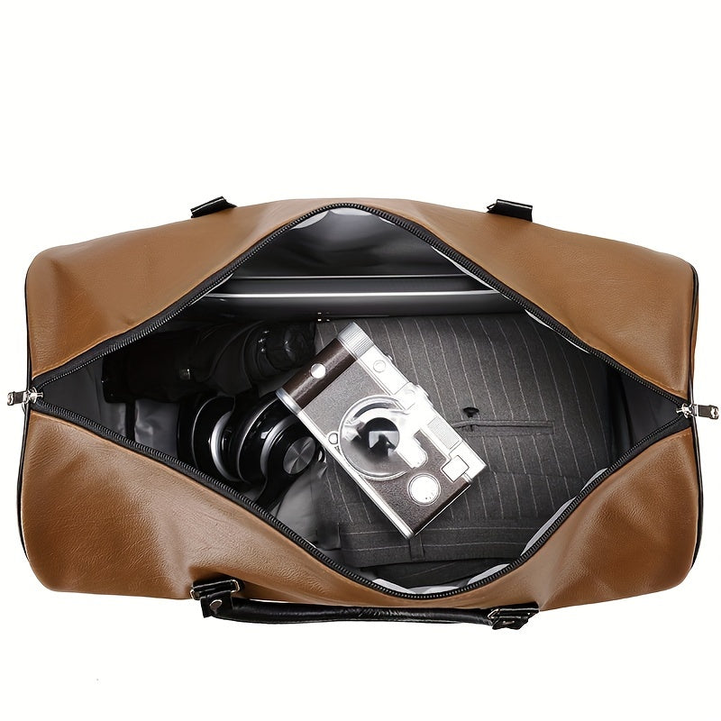 Sac week end homme cuir durable grande capacité